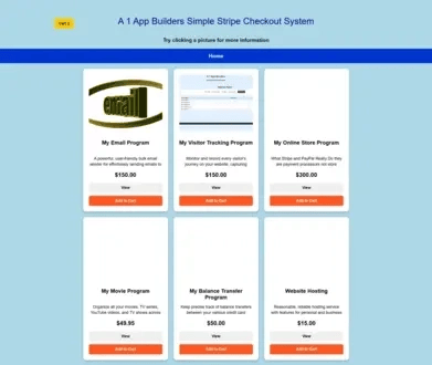 Simple Stripe Checkout PHP System